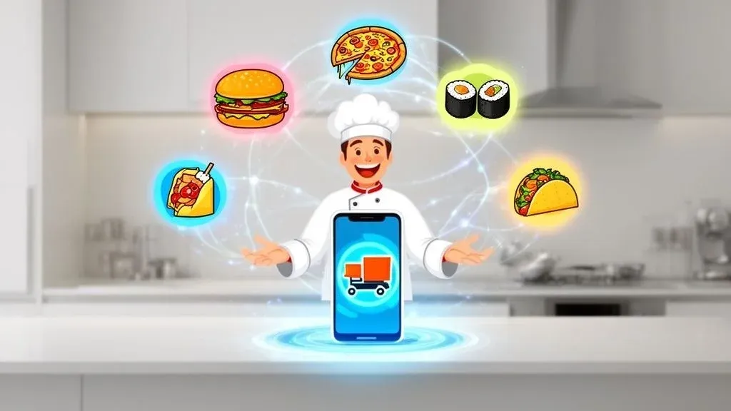 Virtual brands on DoorDash concept showing virtual restaurant and delivery integration.