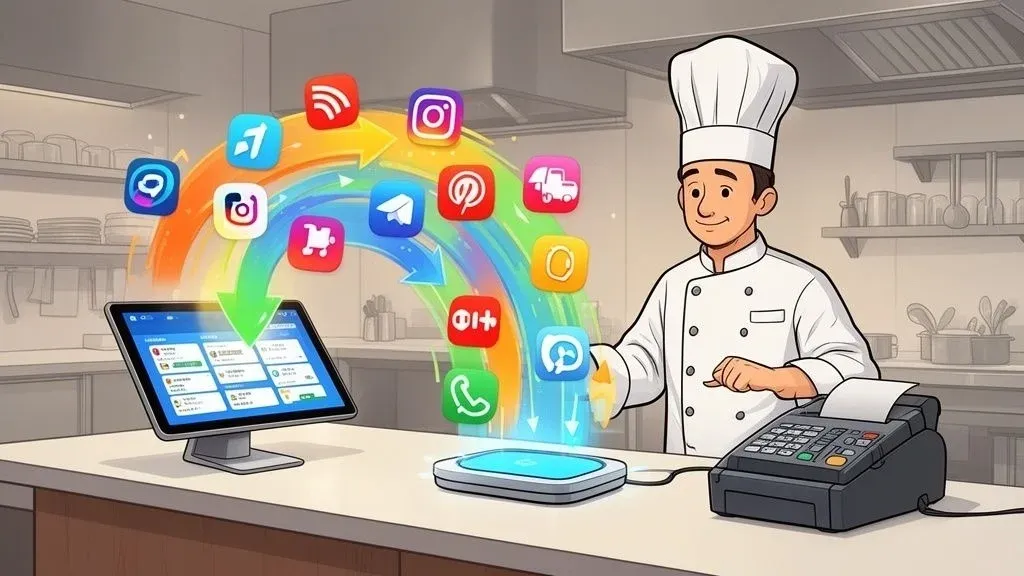 Food delivery management software streamlines restaurant orders and POS integration.