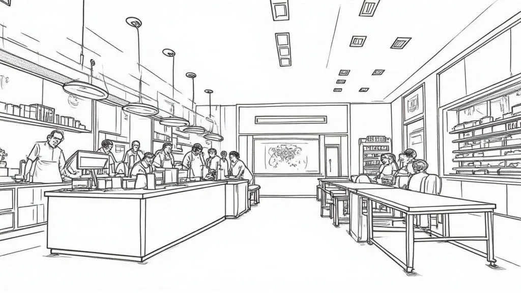 Fast casual franchises blending quality food with quick counter service.