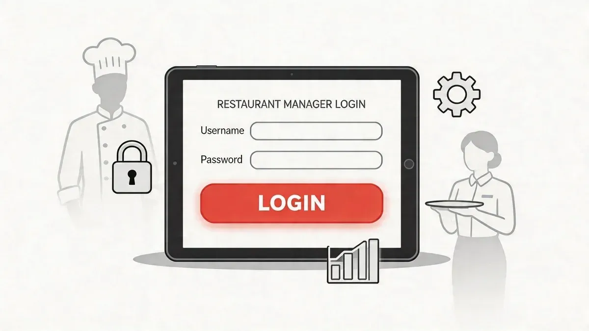 Restaurant manager using merchant DoorDash login for efficient order management.