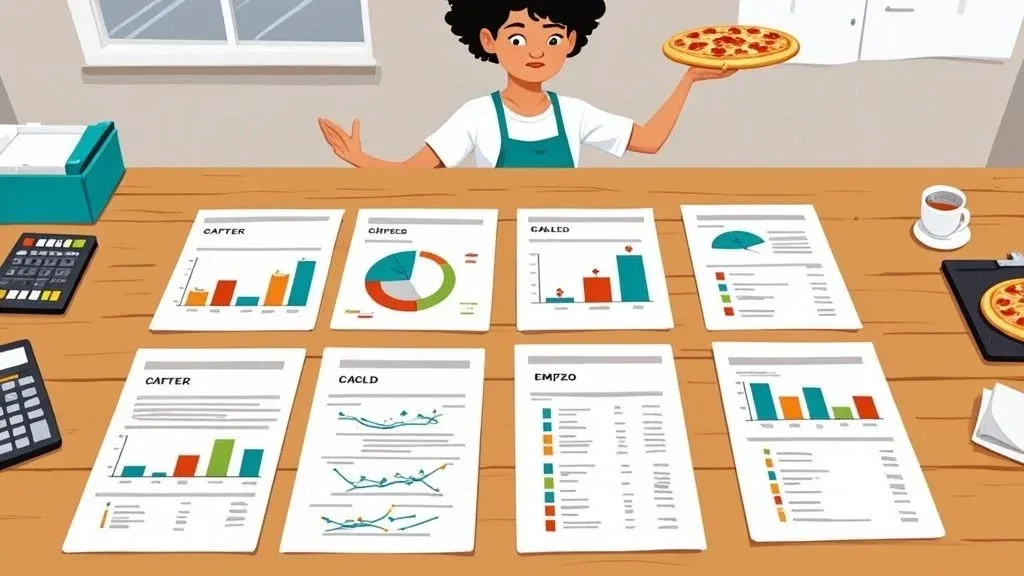 Profit and loss statement examples for restaurant financial management with POS integration.