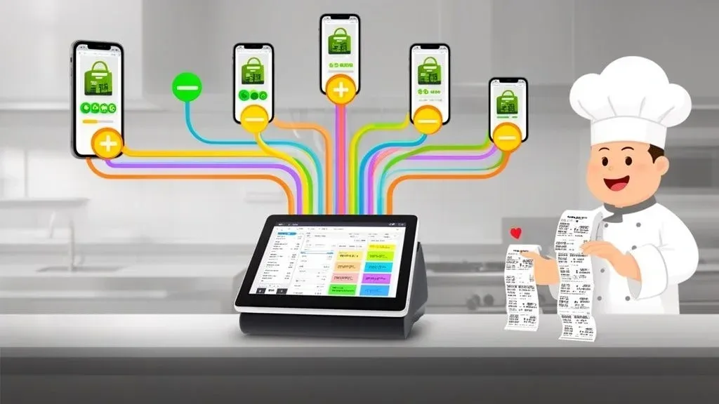 Change order integration syncing delivery app orders into restaurant POS system.