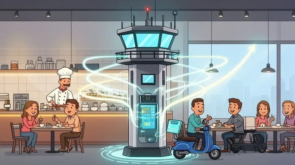 Simphony Point of Sale system integrating restaurant operations for streamlined efficiency and growth.