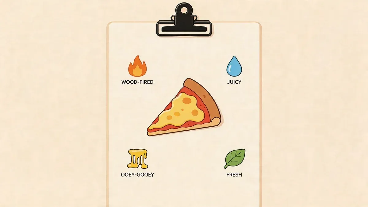 Fresh artisanal pizza dough prepared with a basil leaf on a wooden board.