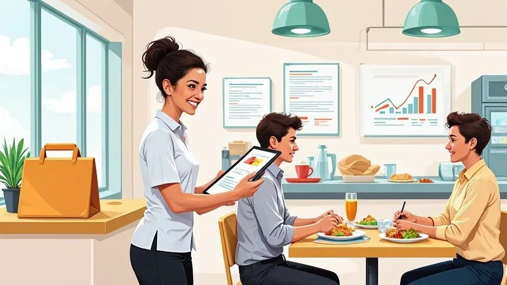 Restaurant menu highlighting menu engineering as key to boosting sales
