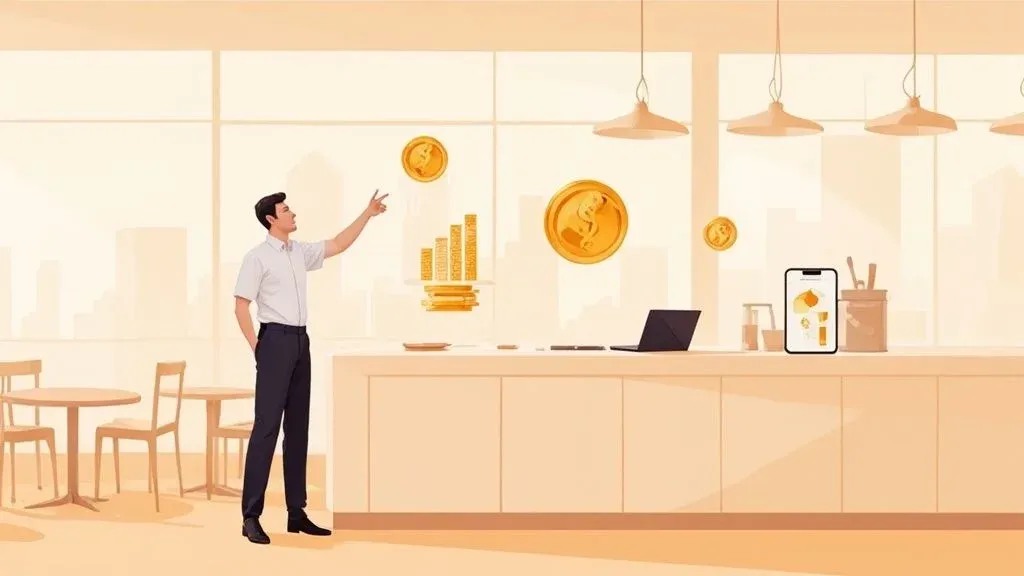 Calculating average revenue for restaurants using POS integration and delivery platforms